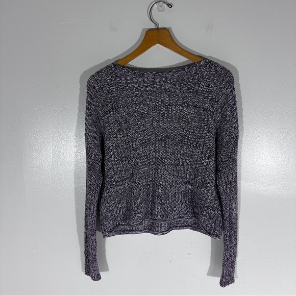 PINK Victoria Secret Boatneck Sweater Purple White XSmall - Picture 2 of 9